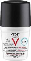 Vichy Homme Déo anti-traces 48h Roll-on, 50 ml