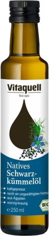 Vitaquell Schwarzkümmeöl, 250 ml
