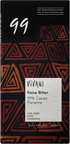 Vivani Chocolat noir fin 99% cacao Végan