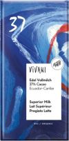 Vivani Schokolade Tafel Vollmilch Edel 37%, 100g