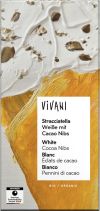Vivani Bar Stracciatella éclats de cacao blanc, 80 g