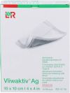 VLIWAKTIV Pansement au charbon actif Ag 10 x 10 cm stérile, 10 pièces