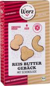 Werz Biscuits au riz et au beurre sans gluten, 125 g