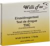 WILLI FOX test de drogue THC uni urine 3 pièces