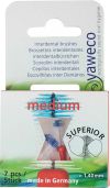 Yaweco Interdentbürste mittel rot, 7 Stück