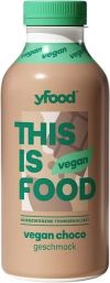 YFood Vegane Trinkmahlzeit Choco, 500 ml, MINDESTHALTBAR 06.10.2026