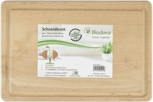 Biodora Schneidebrett gross Holz, 1 Stück
