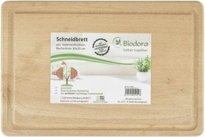Biodora Schneidebrett gross Holz, 1 Stück