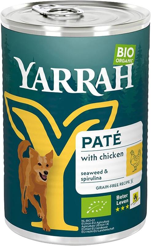YARRAH Hundefutter Pat mit Huhn & Lachs, 150 g | Online Apotheke Schweiz |  Online Drogerie | puravita.ch